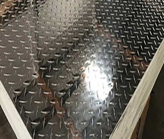 Embossed aluminum sheet and coil